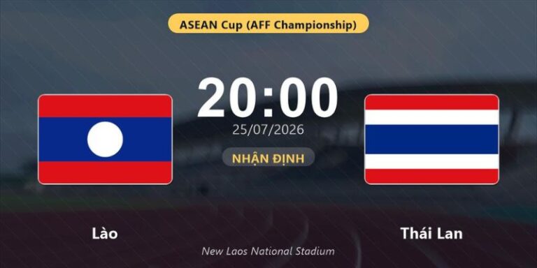 Nhận Định Lào Vs Thái Lan Lúc 20H00 Ngày 25/07 - AFF Cup 5 Nhận Định Lào Vs Thái Lan Lúc 20H00 Ngày 25/07 - AFF Cup